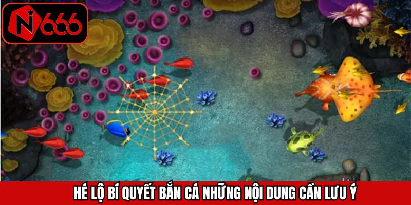 Hé lộ bí quyết bắn cá cùng các điểm cần chú ý